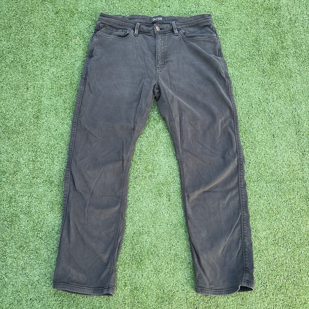 DU/ER Performance Denim Jeans Men’s 36x30 Black Stretch Nature2X
